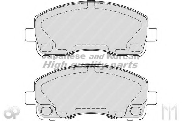 Комплект тормозных колодок, дисковый тормоз ASHUKI C017-05