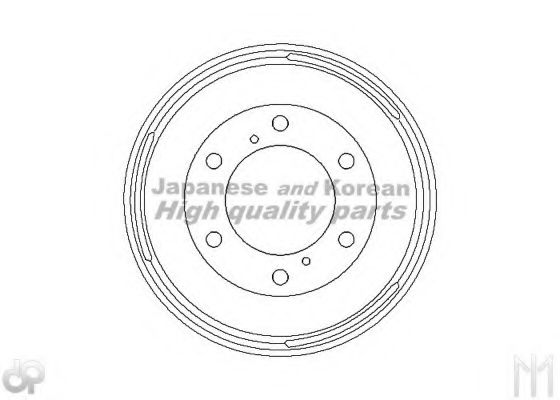 Тормозной барабан ASHUKI N015-01