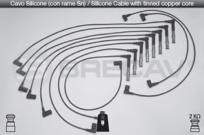 Комплект проводов зажигания FACET 49319