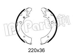 Тормозные колодки IPS Parts IBL-4411