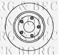Тормозной диск BORG & BECK BBD4229