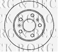 Тормозной диск BORG & BECK BBD4299