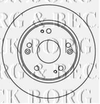 Тормозной диск BORG & BECK BBD4598