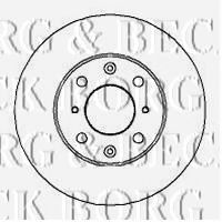 Тормозной диск BORG & BECK BBD4033