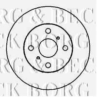 Тормозной диск BORG & BECK BBD4036