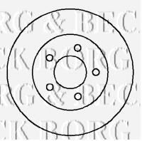 Тормозной диск BORG & BECK BBD4121