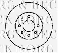 Тормозной диск BORG & BECK BBD4139