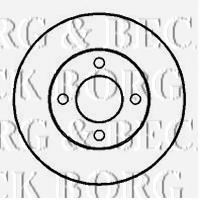 Тормозной диск BORG & BECK BBD4194