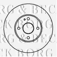 Тормозной диск BORG & BECK BBD4226