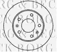 Тормозной диск BORG & BECK BBD4283