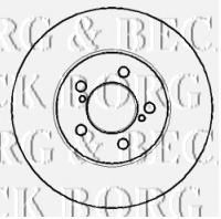 Тормозной диск BORG & BECK BBD4322