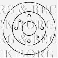 Тормозной диск BORG & BECK BBD4360