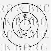 Тормозной диск BORG & BECK BBD4877