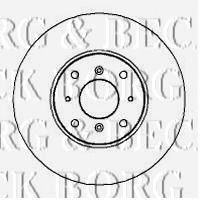 Тормозной диск BORG & BECK BBD4891