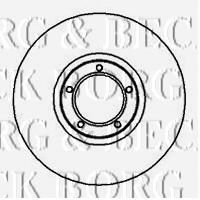 Тормозной диск BORG & BECK BBD4969