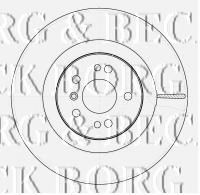 Тормозной диск BORG & BECK BBD5790S