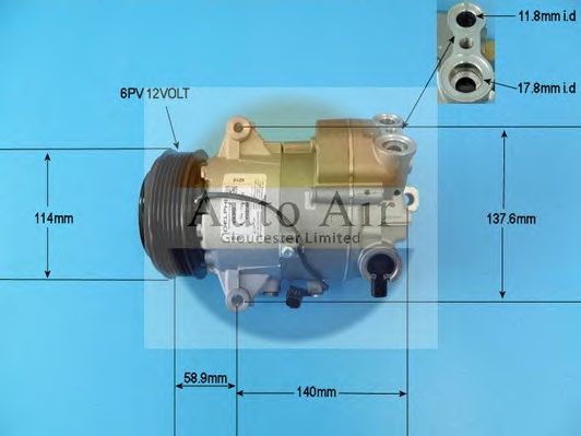 Компрессор, кондиционер AUTO AIR GLOUCESTER 14-7479