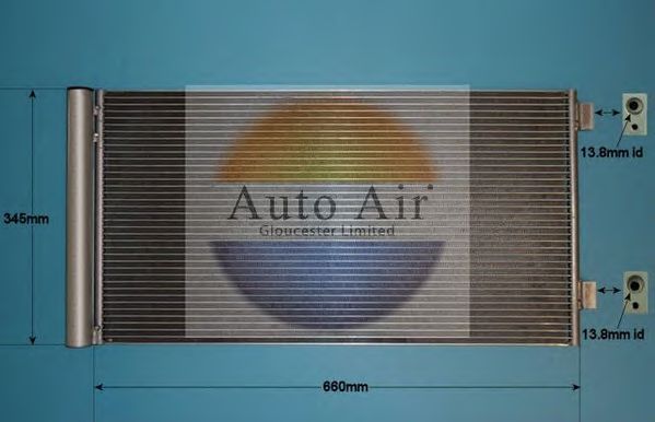 Конденсатор, кондиционер AUTO AIR GLOUCESTER 16-8923