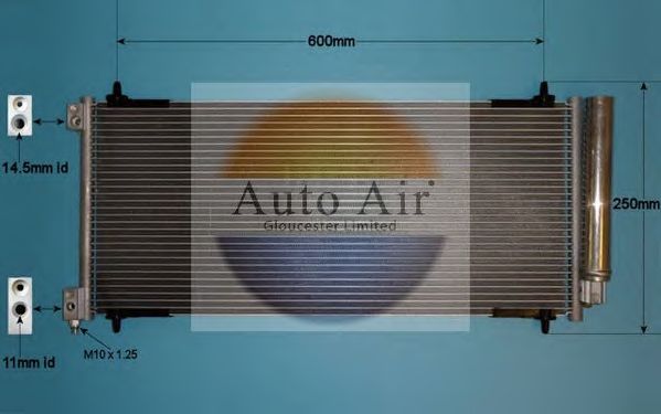 Конденсатор, кондиционер AUTO AIR GLOUCESTER 16-9929