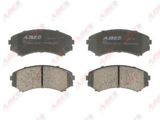 Комплект тормозных колодок, дисковый тормоз ABE C15040ABE