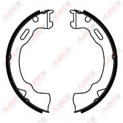 Комплект тормозных колодок, стояночная тормозная система ABE CRY007ABE