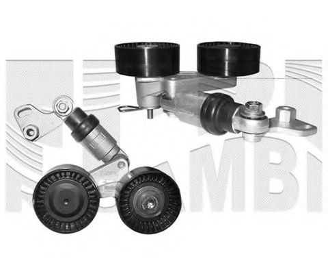 Натяжитель ремня, клиновой зубча KM International FI6270