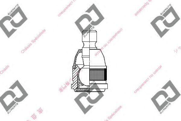 Несущий / направляющий шарнир DJ PARTS DB1052