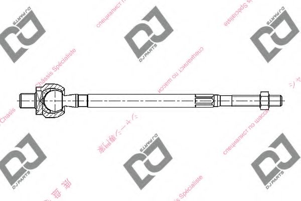 Осевой шарнир, рулевая тяга DJ PARTS DR1019