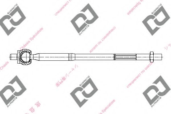 Осевой шарнир, рулевая тяга DJ PARTS DR1223