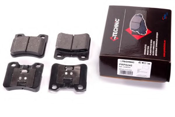 Комплект тормозных колодок, дисковый тормоз PROTECHNIC PRP0240
