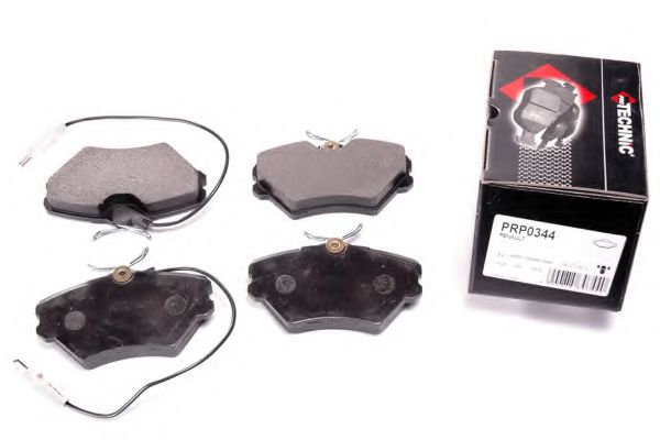 Комплект тормозных колодок, дисковый тормоз PROTECHNIC PRP0344