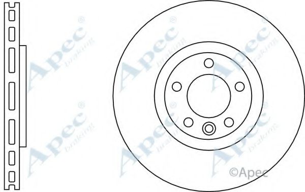 Тормозной диск APEC braking DSK3117