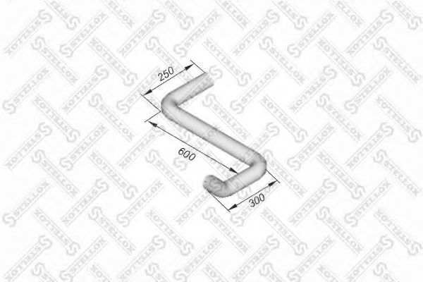 Труба выхлопного газа STELLOX 82-03648-SX