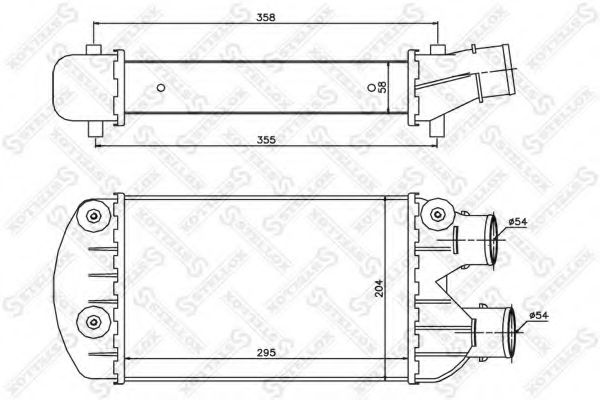 Интеркулер STELLOX 10-40122-SX