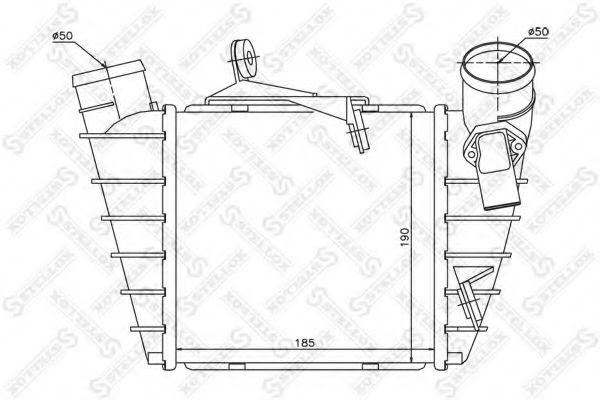 Интеркулер STELLOX 10-40154-SX