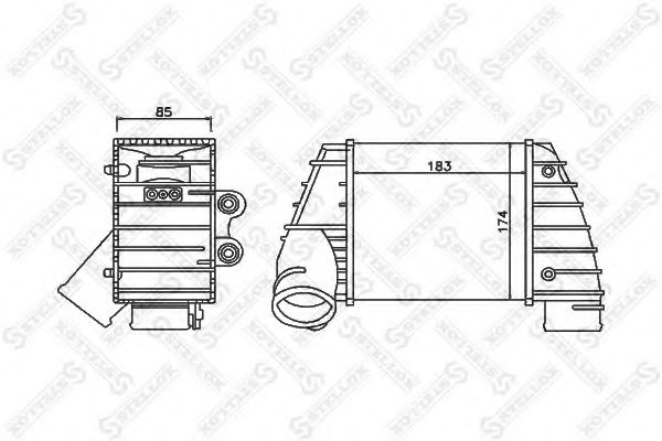 Интеркулер STELLOX 10-40164-SX