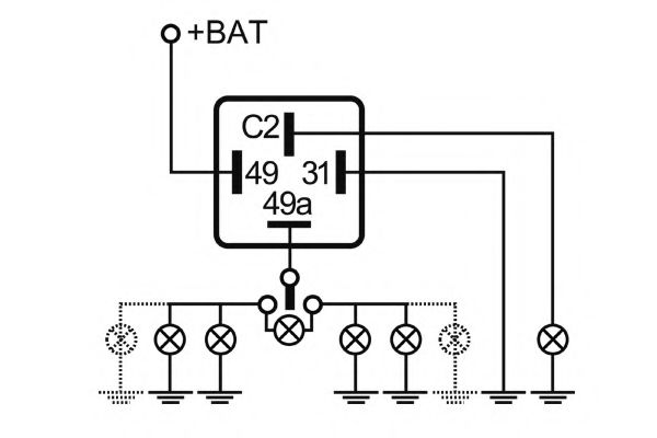 Прерыватель указателей поворота NAGARES 01359