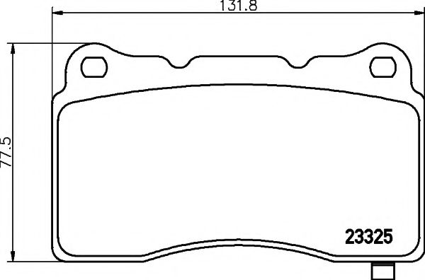 Комплект тормозных колодок, дисковый тормоз HELLA PAGID 8DB 355 015-481