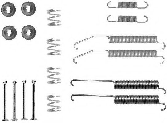 Комплектующие, тормозная колодка HELLA PAGID 8DZ 355 200-791