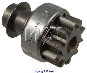 Привод с механизмом свободного хода, стартер WAIglobal 54-8301