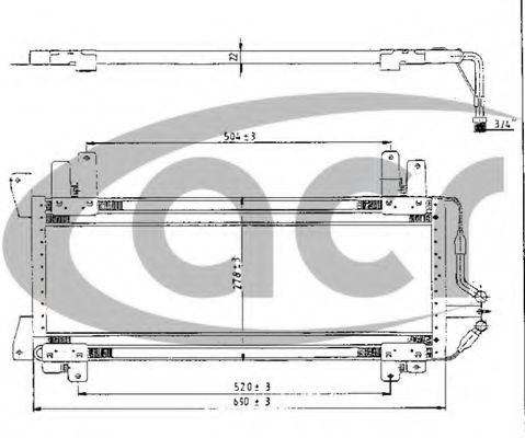 Конденсатор, кондиционер ACR 300197