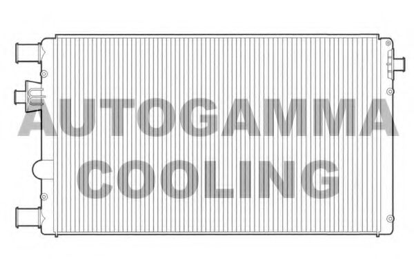 Радиатор, охлаждение двигателя AUTOGAMMA 102867