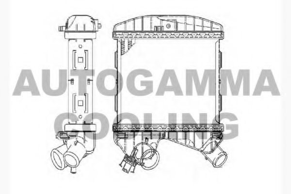 Интеркулер AUTOGAMMA 104487