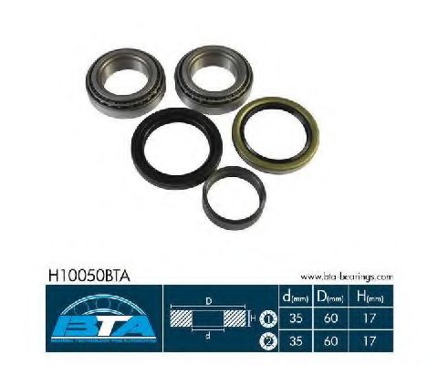 Комплект подшипника ступицы колеса BTA H10050BTA