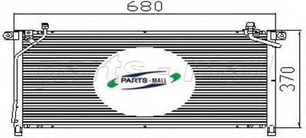 Конденсатор, кондиционер PARTS-MALL PXNC2-010