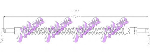 Тормозной шланг Brovex-Nelson H1057