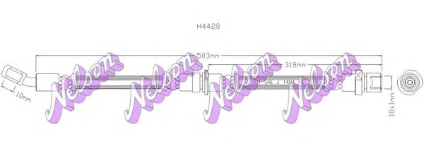 Тормозной шланг Brovex-Nelson H4428