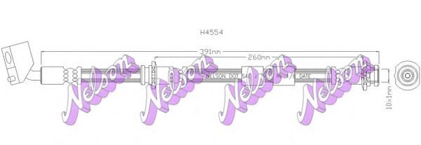 Тормозной шланг Brovex-Nelson H4554