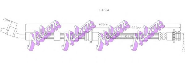 Тормозной шланг Brovex-Nelson H4614