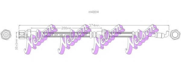 Тормозной шланг Brovex-Nelson H4804
